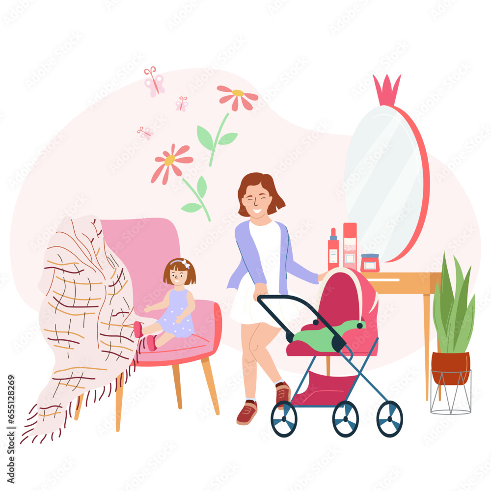 Baby And Kids Room Concept