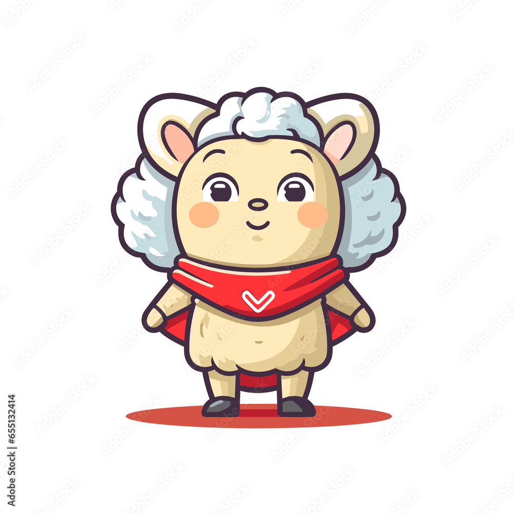 Sheep super hero cartoon, Illustration, Cartoon PNG Sheep super hero cartoon, Illustration, Cartoon PNG