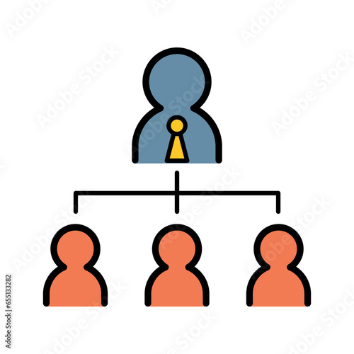Organization chart icon