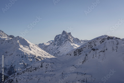 Arlberg Winterpanorama Tirol  photo