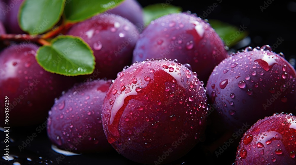 Plum, Macro shot , Color Gradient, Background HD Plum, Macro shot , Color Gradient, Background HD
