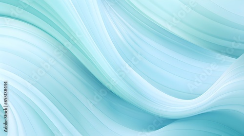 Abstract Background of soft Swirls in cyan Colors. Modern Wallpaper with Copy Space