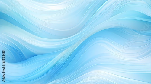 Abstract Background of soft Swirls in cyan Colors. Modern Wallpaper with Copy Space © Florian