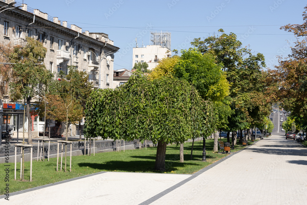 Moldova. Chisinau. 15.09.2023. Grigore Vieru Alley