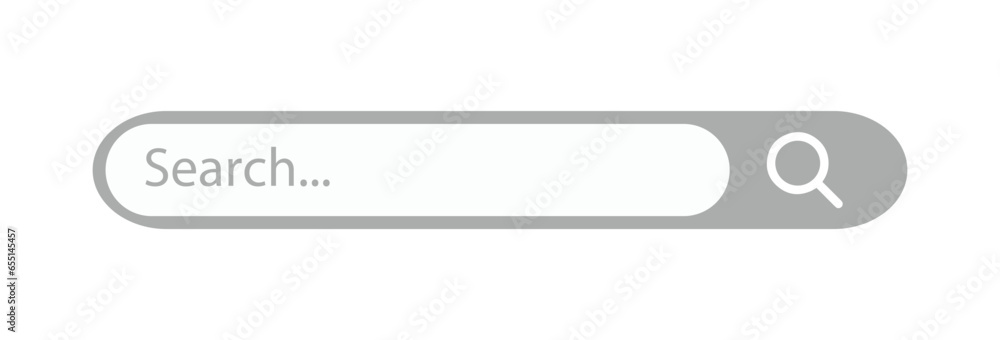 Search bar for website, internet icon Search bar for website, internet icon