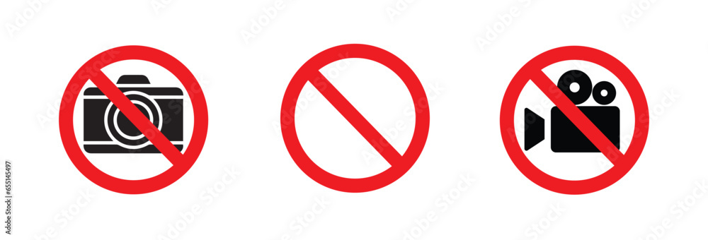 no camera and no recording video sign isolated on white background no camera and no recording video sign isolated on white background