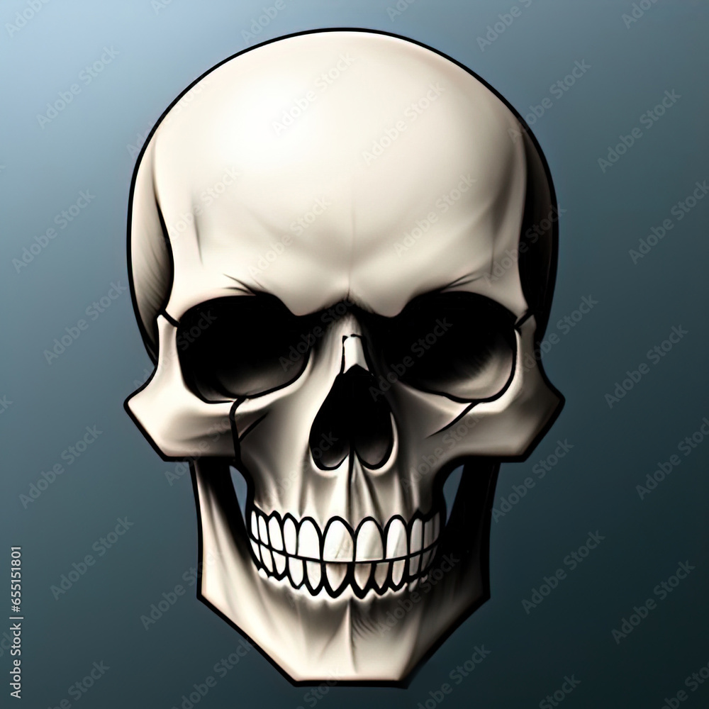 Fototapeta premium Skull artwork