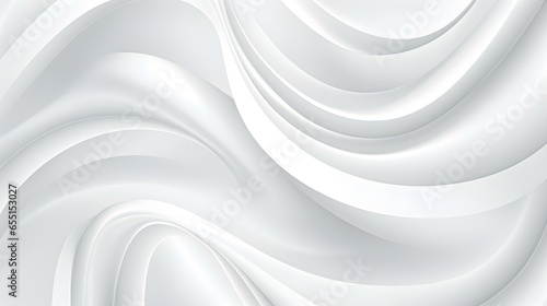 Abstract Background of soft Swirls in white Colors. Modern Wallpaper with Copy Space