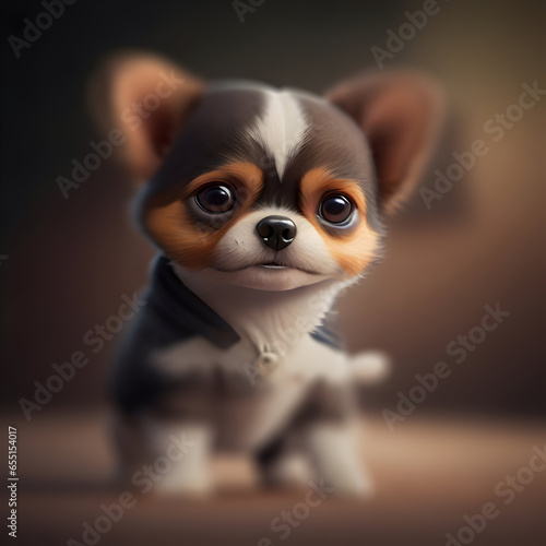 animation of a little dog © Amir Bajric