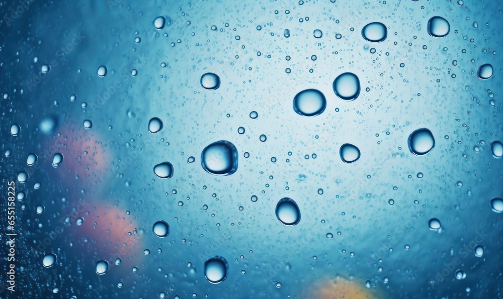 background texture of raindrops, Generative AI