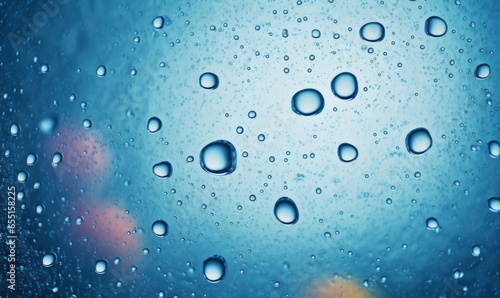 background texture of raindrops  Generative AI