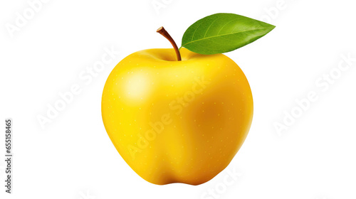  Apple isolated on transparent background.