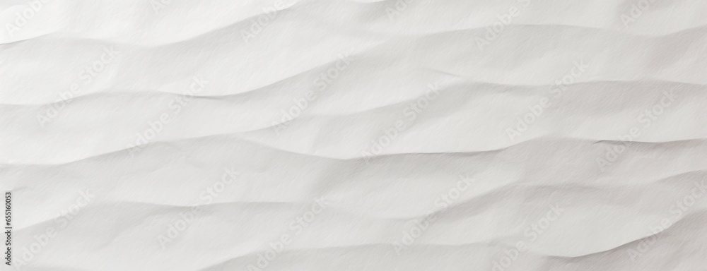Obraz premium Uneven white paper background texture, Generative AI