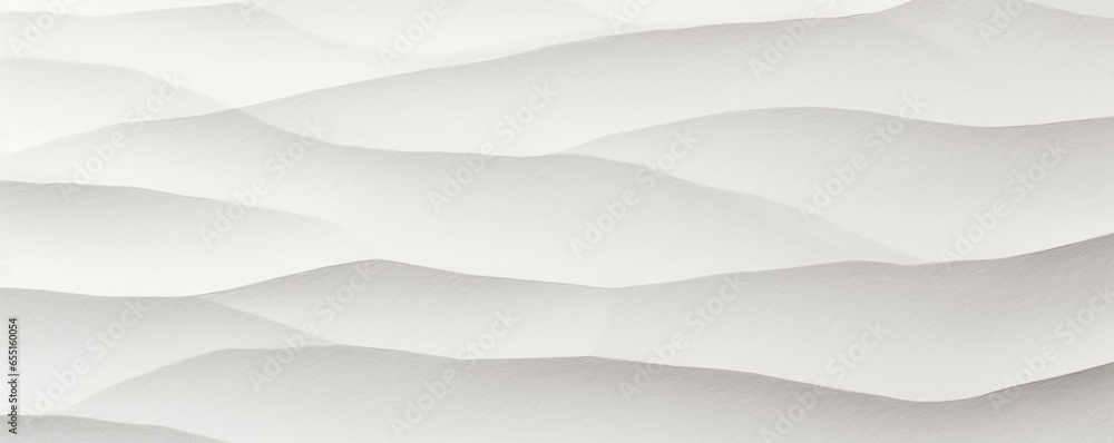 Obraz premium Uneven white paper background texture, Generative AI