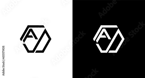 Modern and elegant letter A logo design. This logo incorporate with abstract typeface in the creative way.It will be suitable for which company or brand name start those initial.