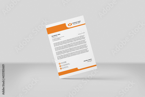 A6 Portrait Flyer, Postcard, Greeting Card Mockup