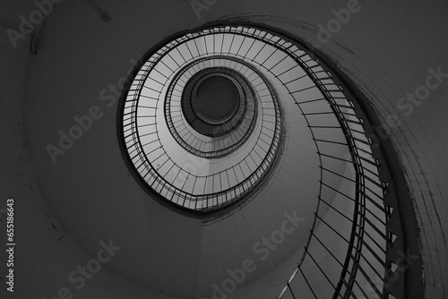 Staircase from above