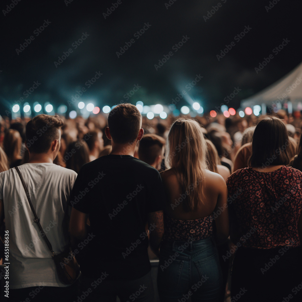 Crowd at concert Crowd at concert