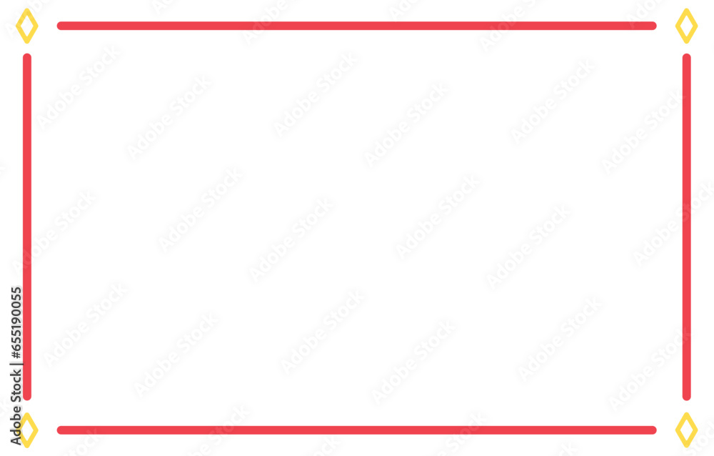 Colorful Simple Geometric Wide Frame Textbox Colorful Simple Geometric Wide Frame Textbox