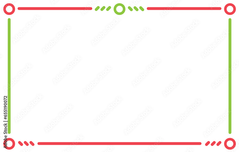 Colorful Simple Geometric Wide Frame Textbox Colorful Simple Geometric Wide Frame Textbox