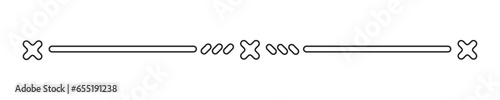  Simple Geometric Outline Line Break