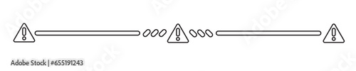  Simple Warning Outline Line Break