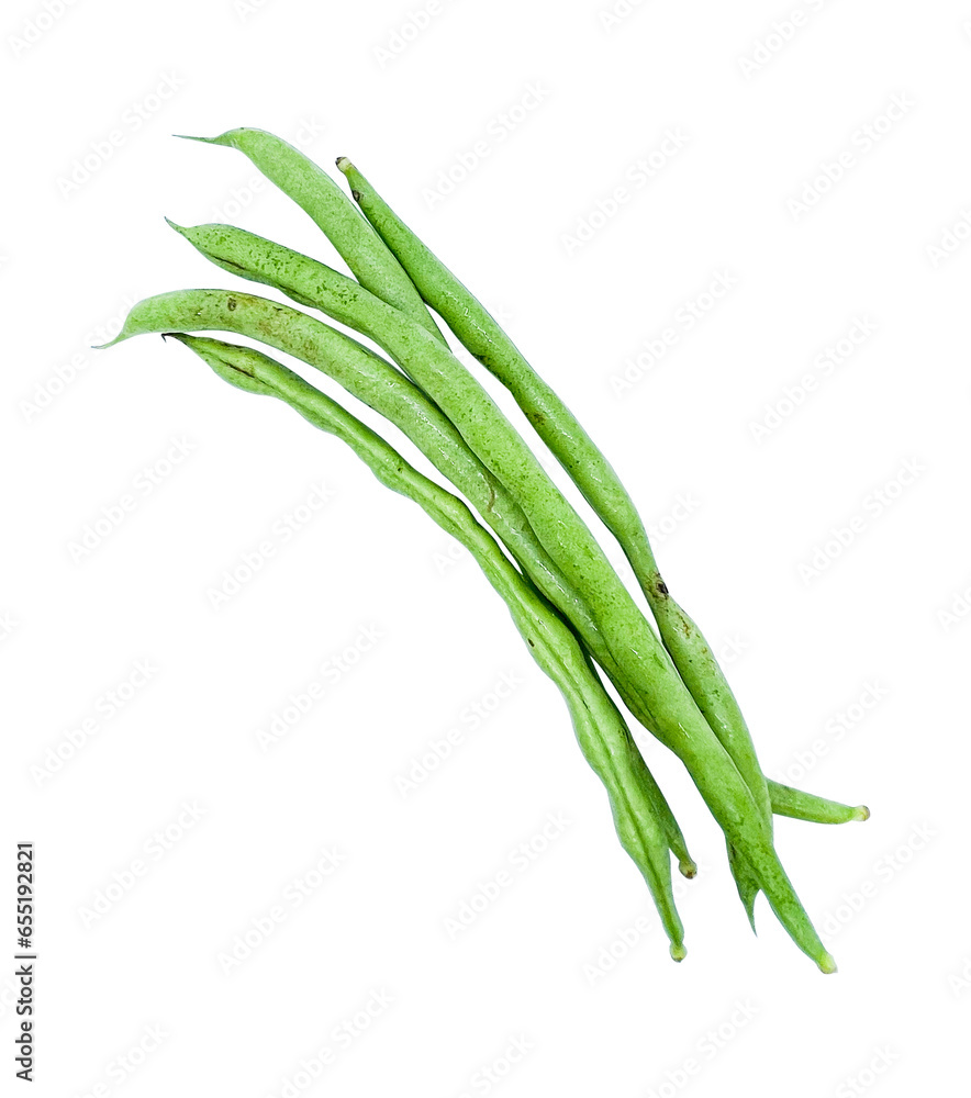 bunch of fresh green beans isolated bunch of fresh green beans isolated