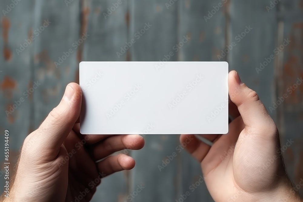 Man Holding White Business Card Against Concrete Wall Background Mockup. Сoncept Business Cards, Mockup, Concrete Wall Background, White, Man Holding Man Holding White Business Card Against Concrete Wall Background Mockup. Сoncept Business Cards, Mockup, Concrete Wall Background, White, Man Holding