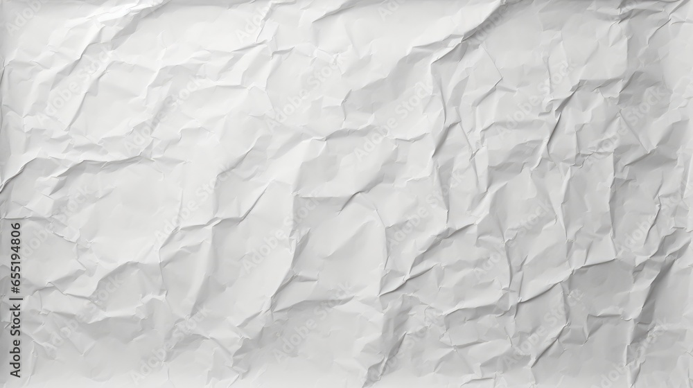 Obraz premium white paper wrinkled poster template