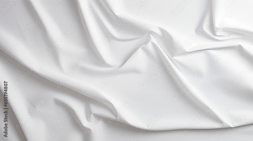 Naklejka premium white paper wrinkled poster template