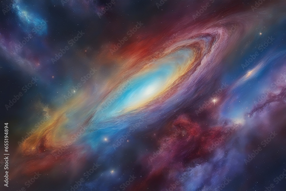 Spectrum-infused celestial vista desig Spectrum-infused celestial vista desig