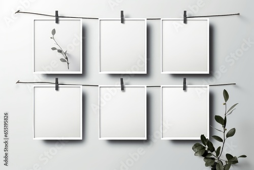Realistic Photo Frames With Vintage Appeal And Adhesive Tapes For Wall Collage Mockup . Сoncept 1. Realistic Photo Frames 2. Vintage Appeal 3. Adhesive Tapes 4. Wall Collage Mockup