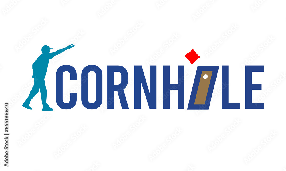 Premium editable vector file of cornhole logo best for your design mockup Premium editable vector file of cornhole logo best for your design mockup