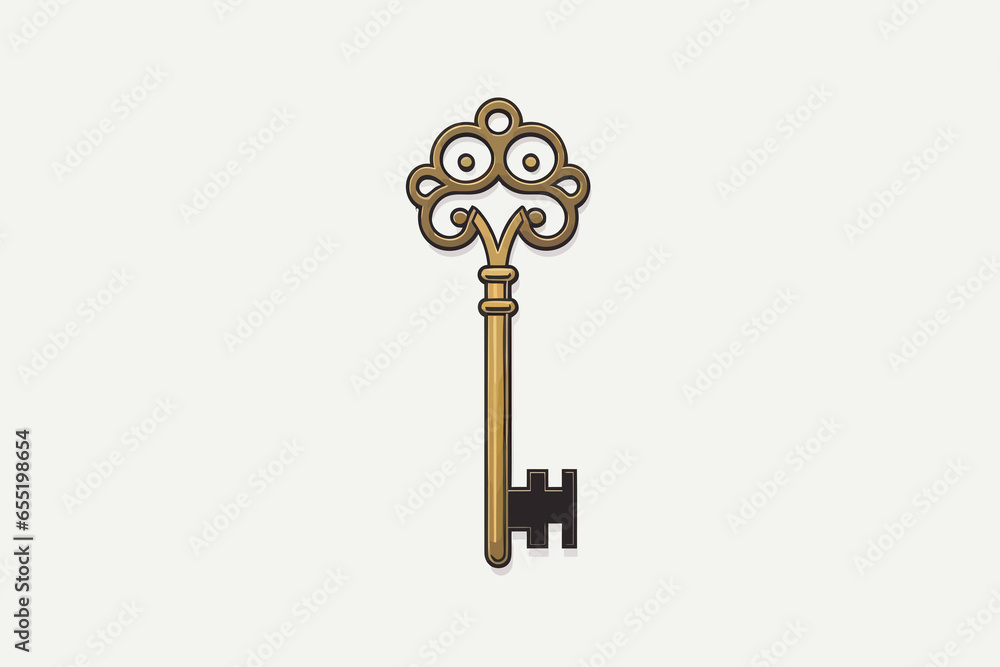 key and lock vector flat minimalistic isolated vector style illustration key and lock vector flat minimalistic isolated vector style illustration