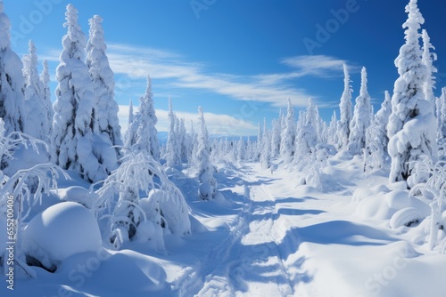 snowy landscape in winter