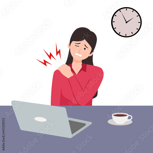 The most common cause of shoulder pain is when rotator cuff tendons become inflamed or trapped in your shoulder. This is called rotator cuff tendinitis.