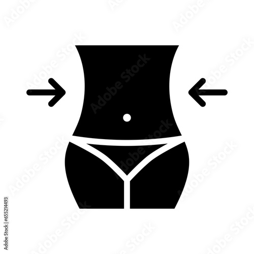 Weightloss glyph vector icon isolated. Weihgtloss stock vector icon for web, mobile app and ui design