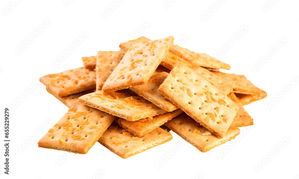 Salty and sweet biscuit crackers Isolated on white background. Salty and sweet biscuit crackers Isolated on white background.
