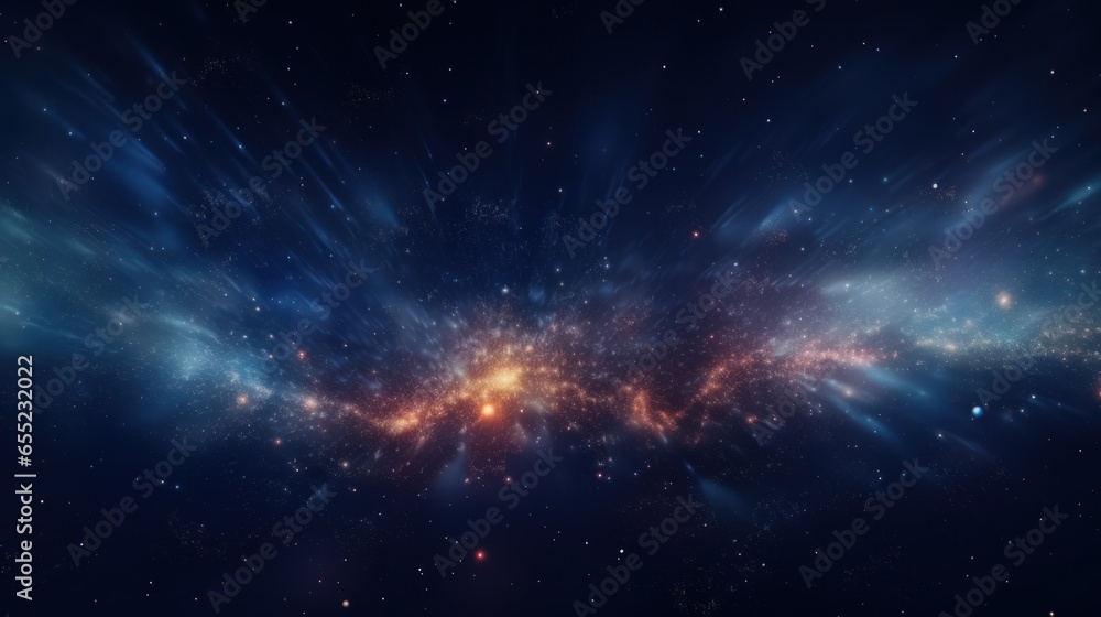 Digital Universe Exploration, Abstract Cosmic Particles