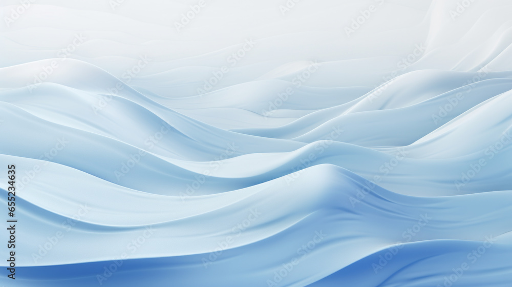 A painting of a white and blue abstract landscape with mountains A painting of a white and blue abstract landscape with mountains