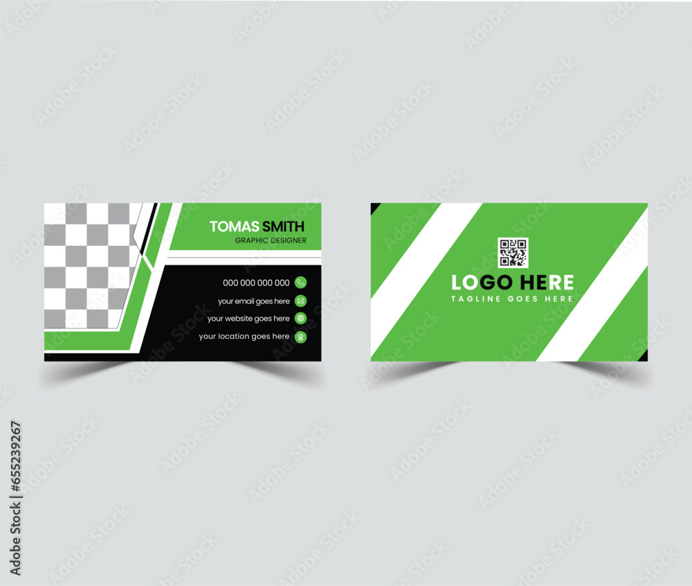 Double-sided professional business card Double-sided professional business card