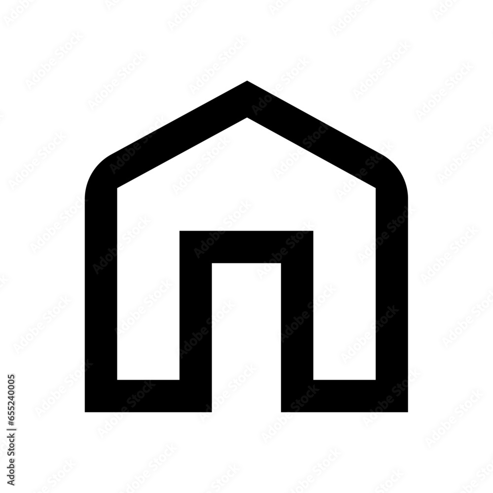 house icon isolated on white background house icon isolated on white background