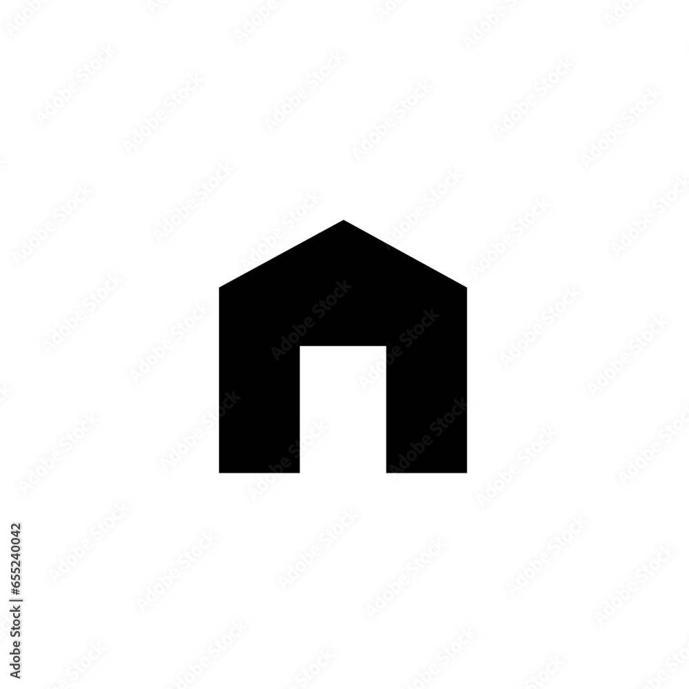 house icon isolated on white background house icon isolated on white background