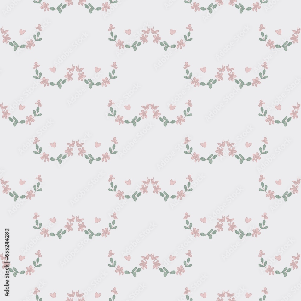 Seamless pattern with female breasts from flowers on a white background. Delicate print for textiles, clothing, banners, flyers, designs. Seamless pattern with female breasts from flowers on a white background. Delicate print for textiles, clothing, banners, flyers, designs.