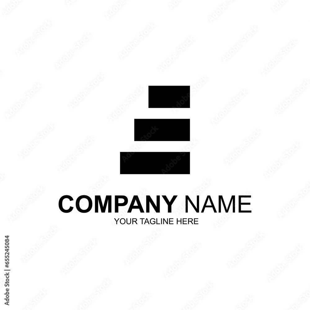 The logo is in the shape of a ladder in a modern style. The logo is in the shape of a ladder in a modern style.