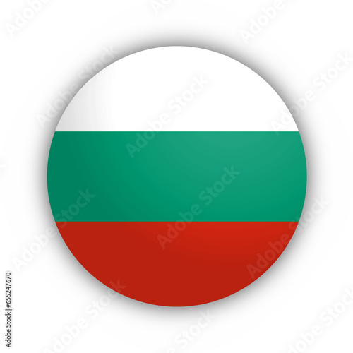 Flaga Bułgarii Przycisk