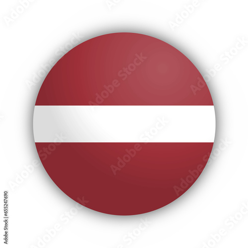 Flaga Łotwy Przycisk