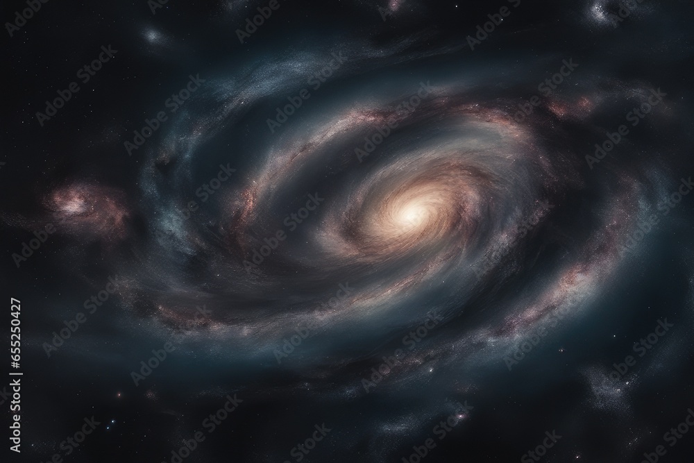 Ebony interstellar canvas