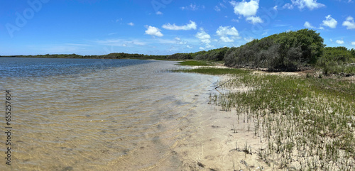 Matagorda Bay in Powderhorn Wildlife Management Area, Texas
