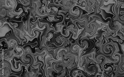 Illustration of a gray abstract background with swirling wavy shapes